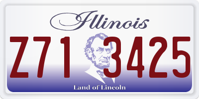 IL license plate Z713425