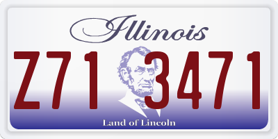 IL license plate Z713471