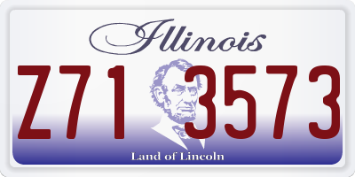 IL license plate Z713573