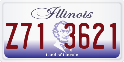 IL license plate Z713621