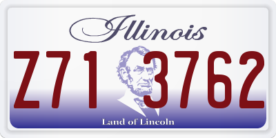 IL license plate Z713762