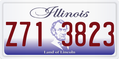 IL license plate Z713823