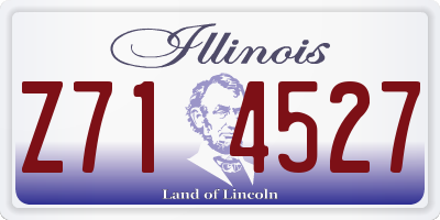 IL license plate Z714527
