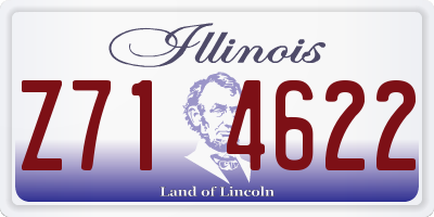 IL license plate Z714622