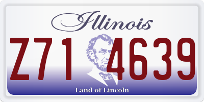 IL license plate Z714639