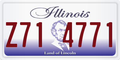 IL license plate Z714771
