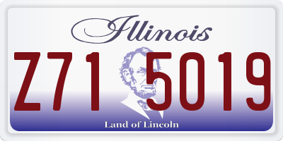 IL license plate Z715019