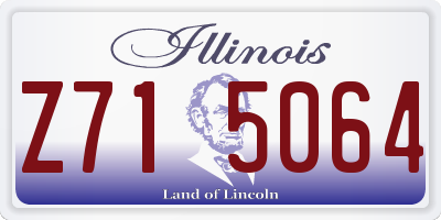 IL license plate Z715064