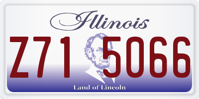 IL license plate Z715066