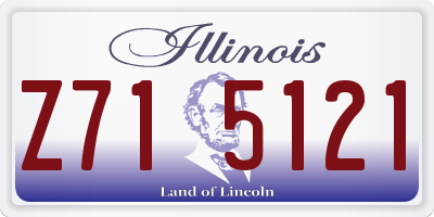 IL license plate Z715121