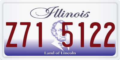 IL license plate Z715122