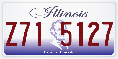 IL license plate Z715127