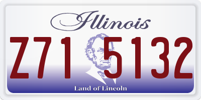 IL license plate Z715132