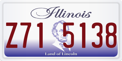IL license plate Z715138