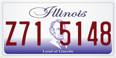 IL license plate Z715148