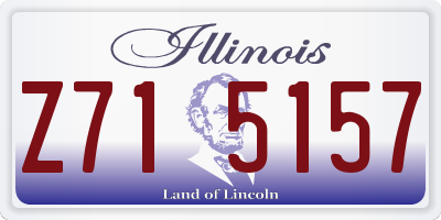IL license plate Z715157