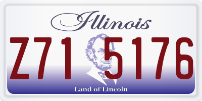 IL license plate Z715176