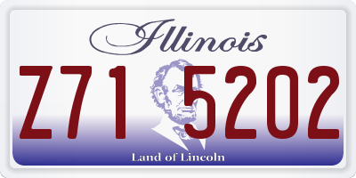 IL license plate Z715202