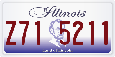 IL license plate Z715211