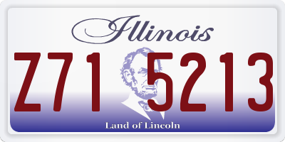 IL license plate Z715213