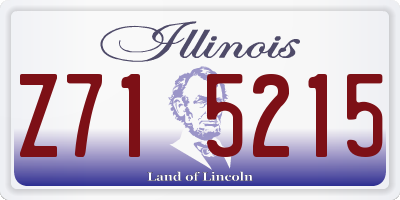 IL license plate Z715215