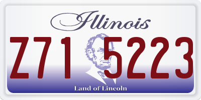 IL license plate Z715223