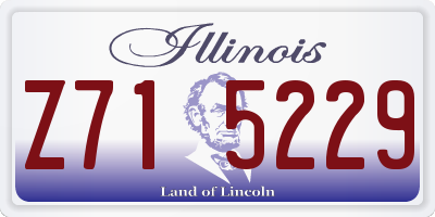 IL license plate Z715229