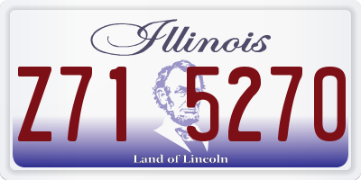 IL license plate Z715270