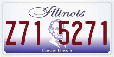 IL license plate Z715271