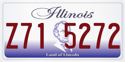 IL license plate Z715272