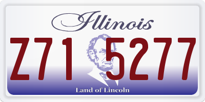 IL license plate Z715277