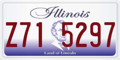 IL license plate Z715297