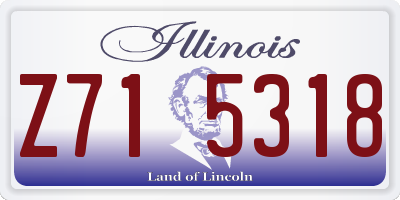 IL license plate Z715318
