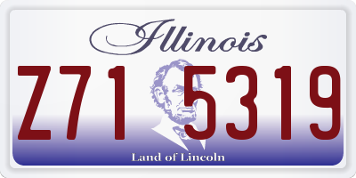 IL license plate Z715319