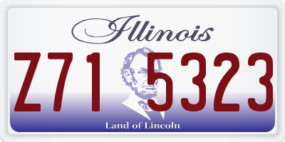IL license plate Z715323