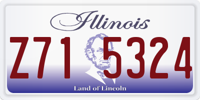 IL license plate Z715324