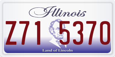 IL license plate Z715370