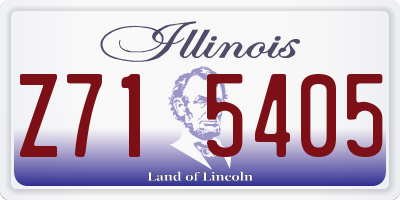 IL license plate Z715405