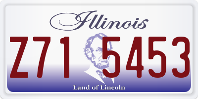 IL license plate Z715453