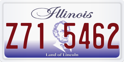 IL license plate Z715462