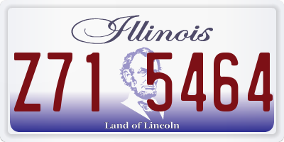IL license plate Z715464