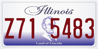IL license plate Z715483