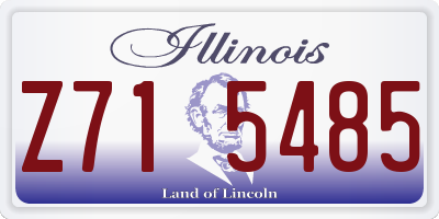 IL license plate Z715485