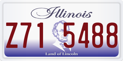 IL license plate Z715488