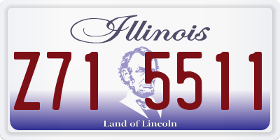 IL license plate Z715511