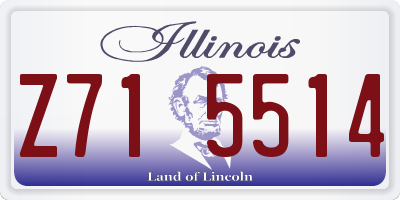 IL license plate Z715514