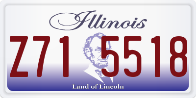 IL license plate Z715518