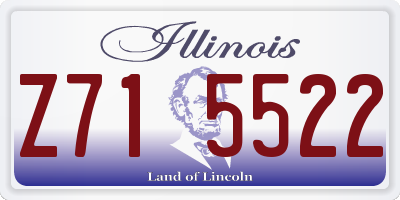 IL license plate Z715522