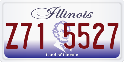 IL license plate Z715527