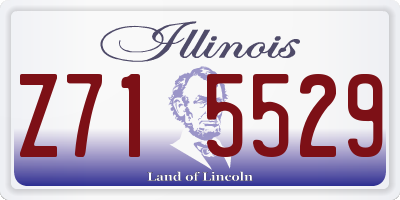 IL license plate Z715529